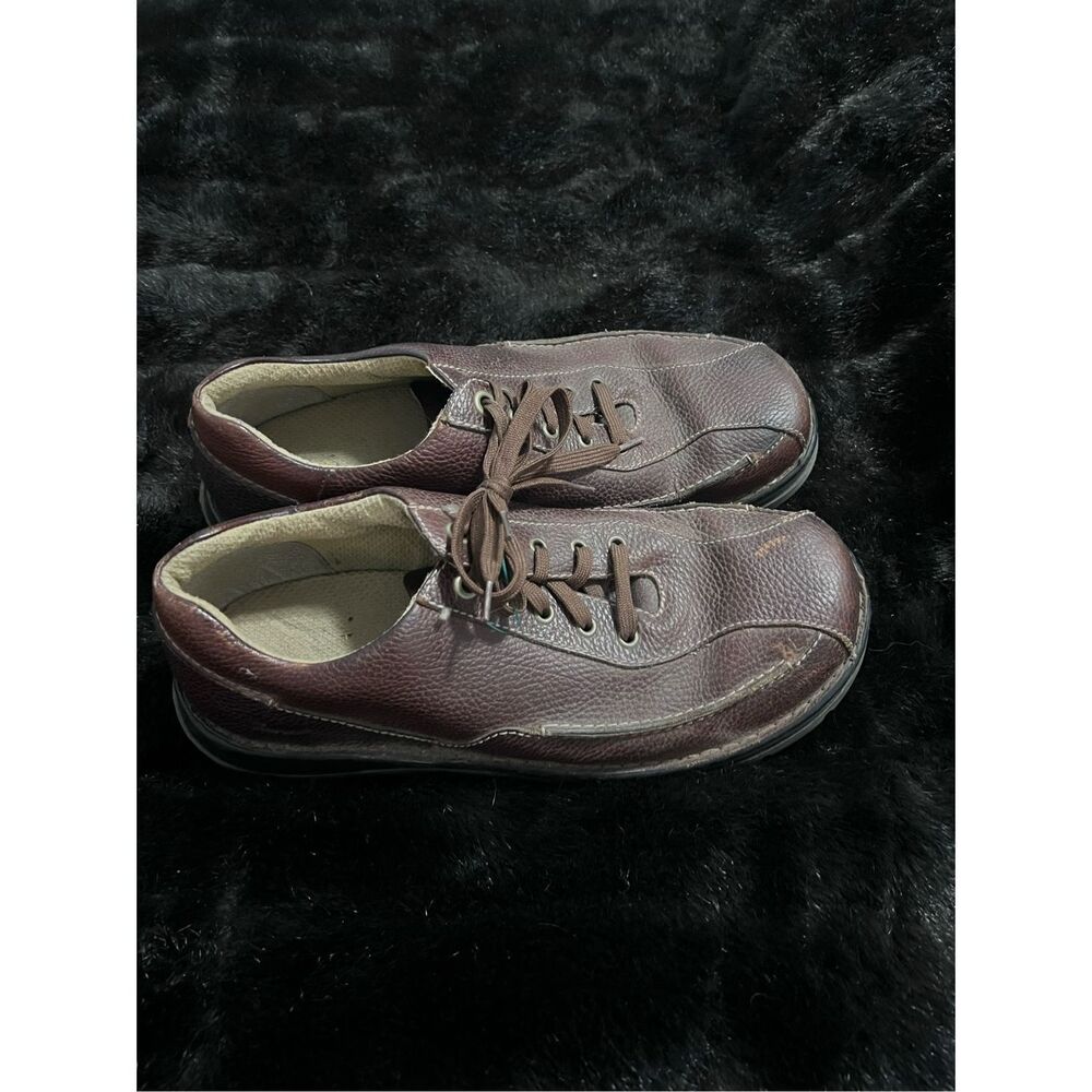 Doc Dr Martens 11200 Brown Leather Lace Up Oxford Casual Work Shoes Mens Size 11